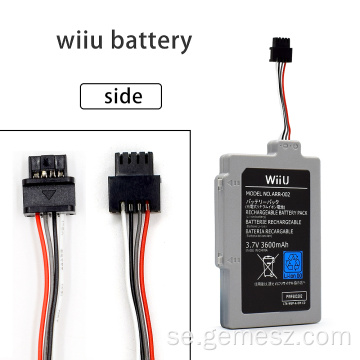 Ersättning 3600MAh batteripaket för Wii U GamePad